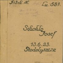 Miniatura obiektu Akta personalne więźnia Josefa Schohlo