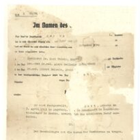 Miniatura obiektu Decyzja sądowa w sprawie Otto Hetta