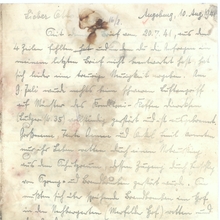 Miniatura obiektu List do Otto Hetta od rodziców
