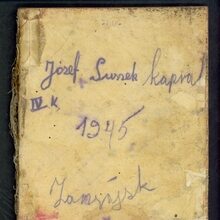 Miniatura obiektu Notes z zapiskami Józefa Suszka
